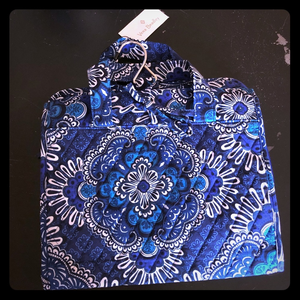 NWT Vera Bradley Blue Hanging Travel Organizer